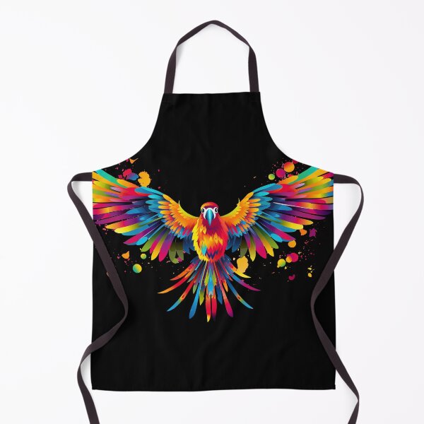 Item preview, rainbow flying bird parrot designed and sold by TankandDPS.