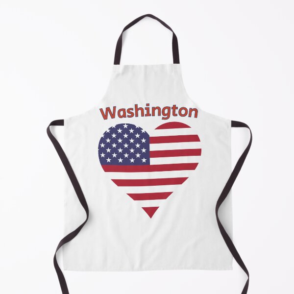 Item preview, Washington American Flag Heart designed and sold by Queen1120.