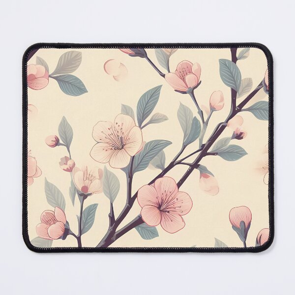Item preview, Cherry blossom Floral Delight - Pastel Pattern - Retro Style designed and sold by PatternBouquet.