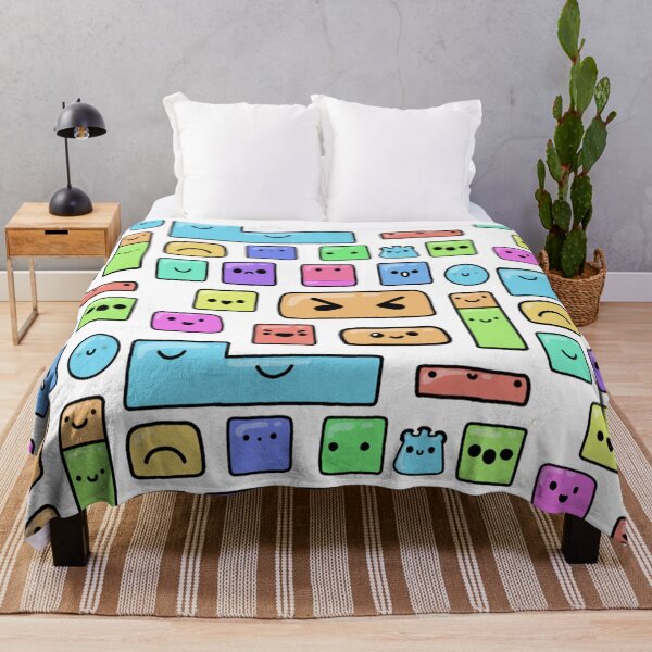 Item preview, Cute Squares and Shapes Bright Colours designed and sold by Strayyleafy.