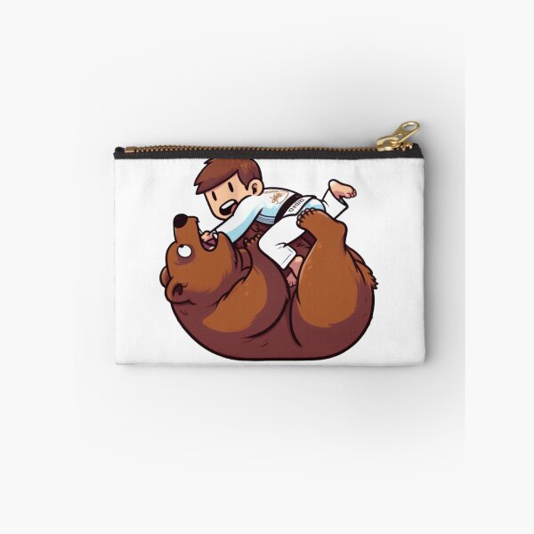Item preview, BJJ bear Flighting cartoon style cute designed and sold by Martial-Art-23.