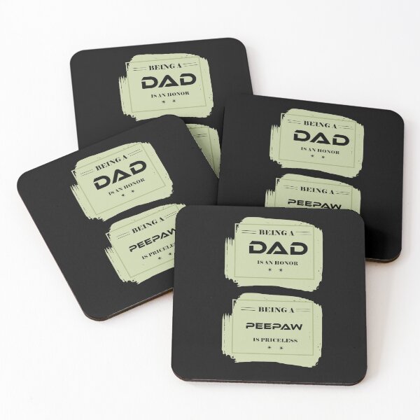 Item preview, Being a Dad is an honor, being a peepaw is priceless, Peepaw Day, Peepaw Grandpa Gift designed and sold by Lactus.