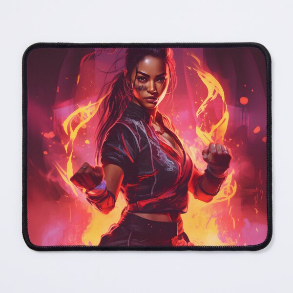 Item preview, Female fighter designed and sold by AI-Only Creations.