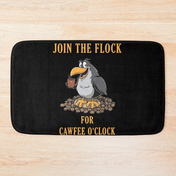 Item preview, Join the Flock for Cawfee O'Clock! designed and sold by Kacpi-Design.