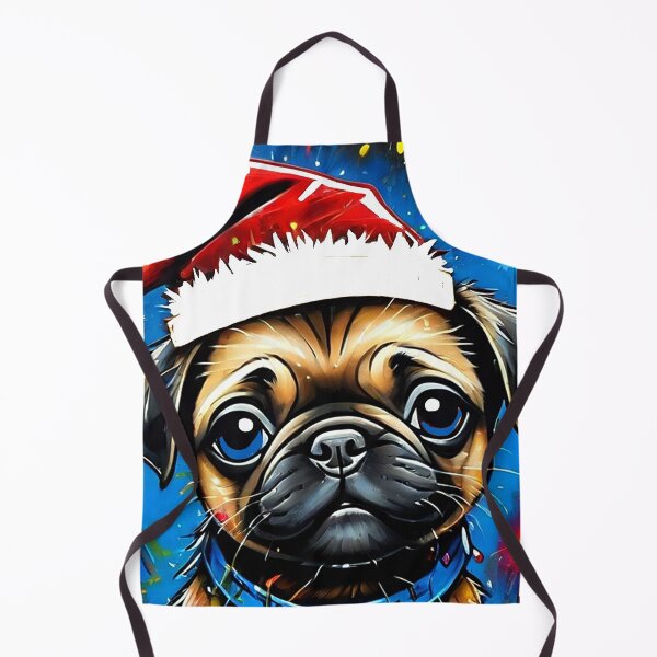 Item preview, Pug HAPPY HOLIDAYS 5 PUGGY HOLIDAYS designed and sold by RedBluffTraders.