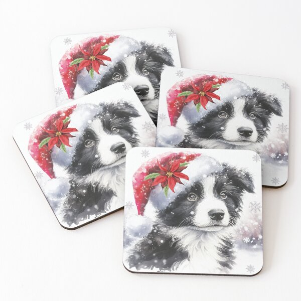 Item preview, Black and White Border Collie Puppy designed and sold by OByD.