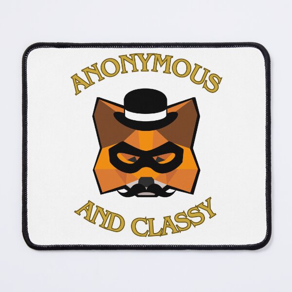 Item preview, Anonymous And Classy - MetaMask Logo designed and sold by GetCryptoSwag.