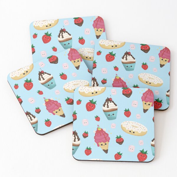 Item preview, Cake Cupcake Ice cream Strawberry Marshmallow Delicacies Marshmallow Food  designed and sold by Tikiwi Design.