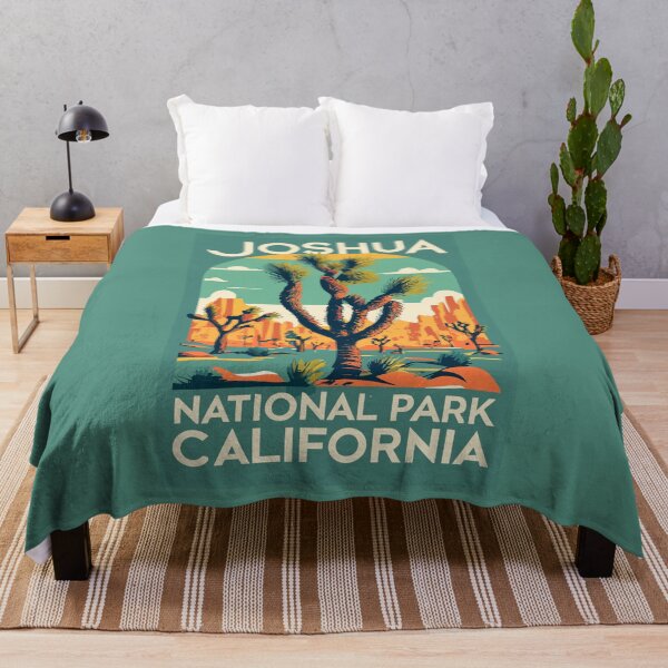 Item preview, A Vintage Travel Art of the Joshua Tree National Park - California - US designed and sold by GoodOldVintage.