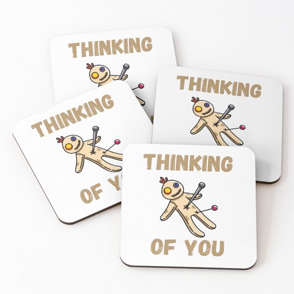 Item preview, Thinking of You Funny Voodoo Doll Sarcastic Tshirt designed and sold by TheTshirtCA.