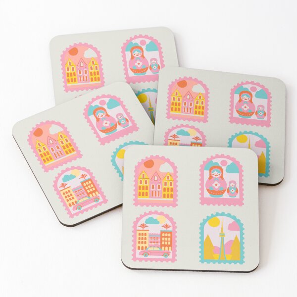 Item preview, Passport to Diversity: Vibrant Stamp Collection for the Modern Traveler designed and sold by Nara8.