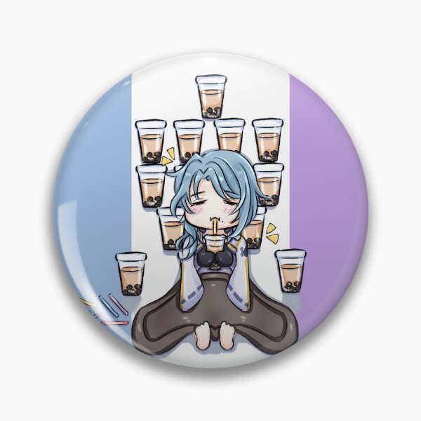 Item preview, Sugar High Ayato Boba Tea Chibi designed and sold by paruScribbles.