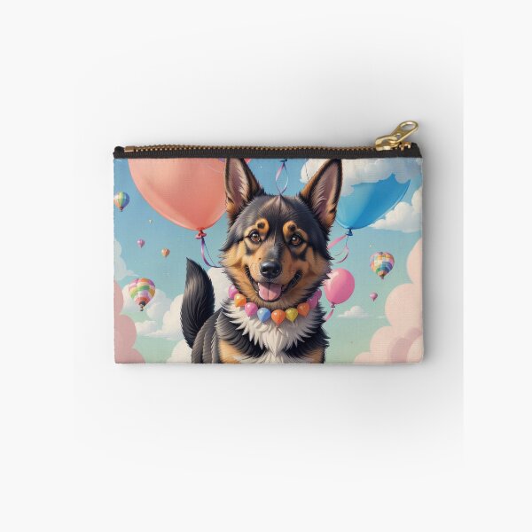 Item preview, Portrait adorable German Shepherd beautiful colorful landscape designed and sold by Tio-Tecun.