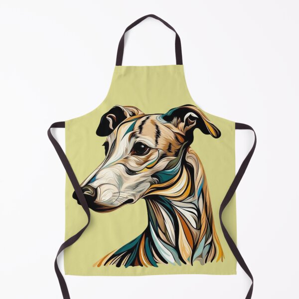 Item preview, Colourful Brindle Greyhound designed and sold by IdlePython.