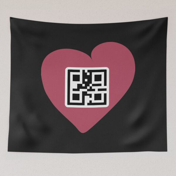 Item preview, QR PINK HEART designed and sold by Studio-DesignWw.