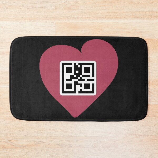 Artikelvorschau, QR ROSA HERZ entworfen und verkauft von Studio-DesignWw.