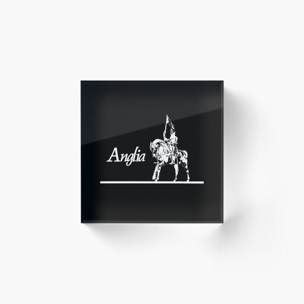 Anglia TV alternative retro logo Acrylic Block