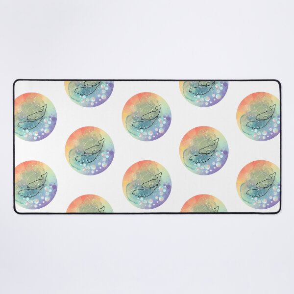 Item preview, Beluga Whale Family Swimming Watercolor Illustration designed and sold by kuremureDesign.