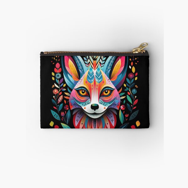 Item preview, Folk art fox rainbow designed and sold by TankandDPS.
