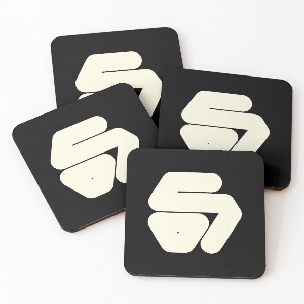 Item preview, Abstract hexagonal geometric: White Number Six (6) designed and sold by SnedLab.