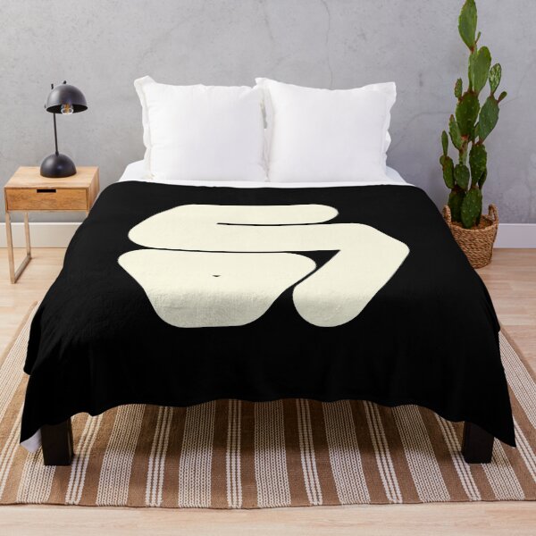 Item preview, Abstract hexagonal geometric: White Number Six (6) designed and sold by SnedLab.