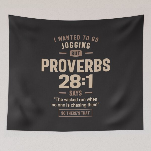 Item preview, Proverbs 28:1 Rise with Faith Christian Quote designed and sold by cidolopez.