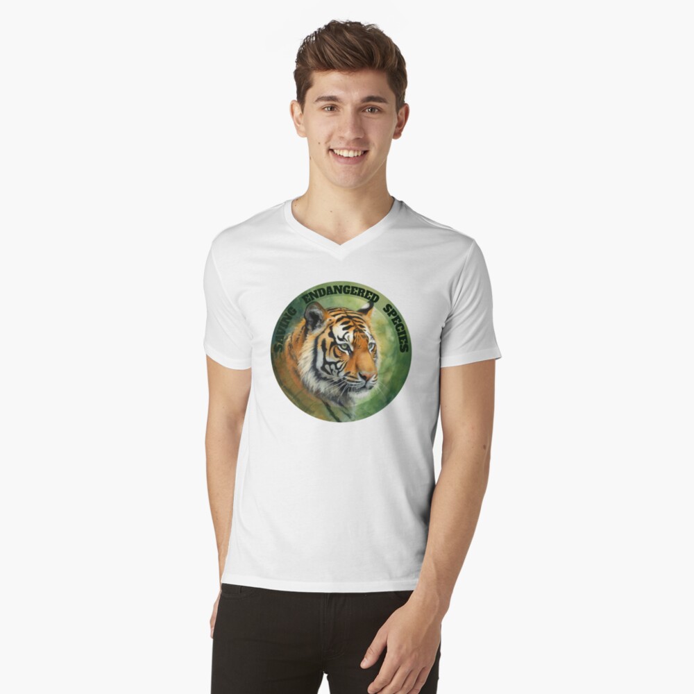 Item preview, V-Neck T-Shirt designed and sold by S-Endangered-S.