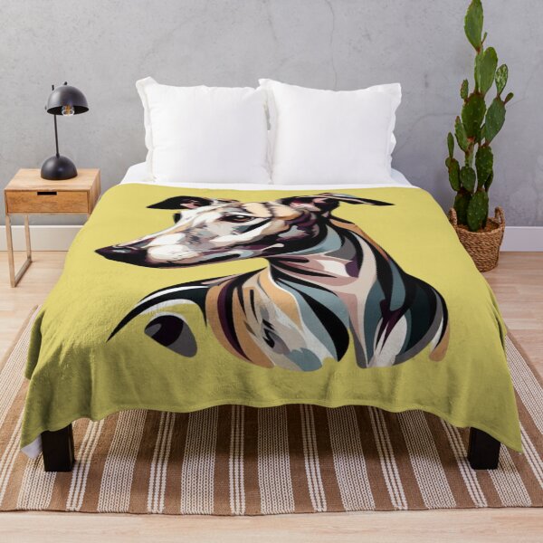 Item preview, Galgo atigrado abstracto designed and sold by IdlePython.
