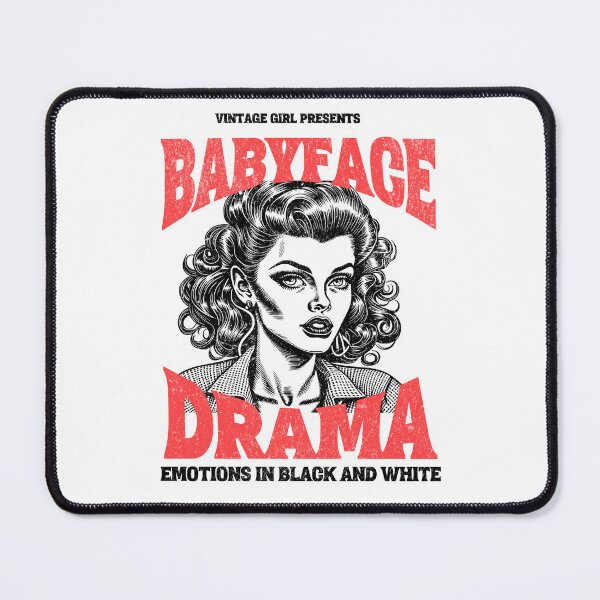 Item preview, Baby Face Drama designed and sold by vintage-grrrl.