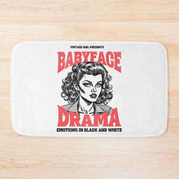 Item preview, Baby Face Drama designed and sold by vintage-grrrl.