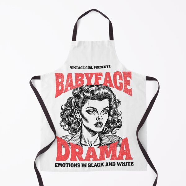 Item preview, Baby Face Drama designed and sold by vintage-grrrl.