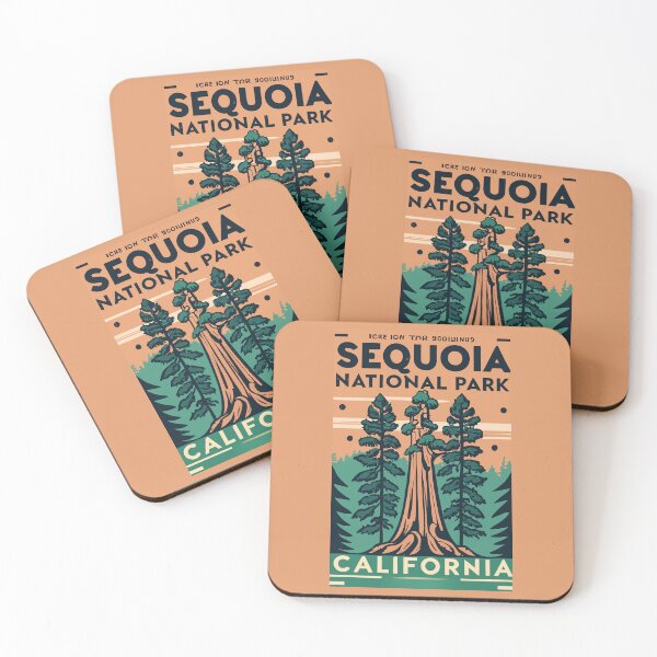 Item preview, A Vintage Travel Art of the Sequoia National Park - California - US  designed and sold by GoodOldVintage.
