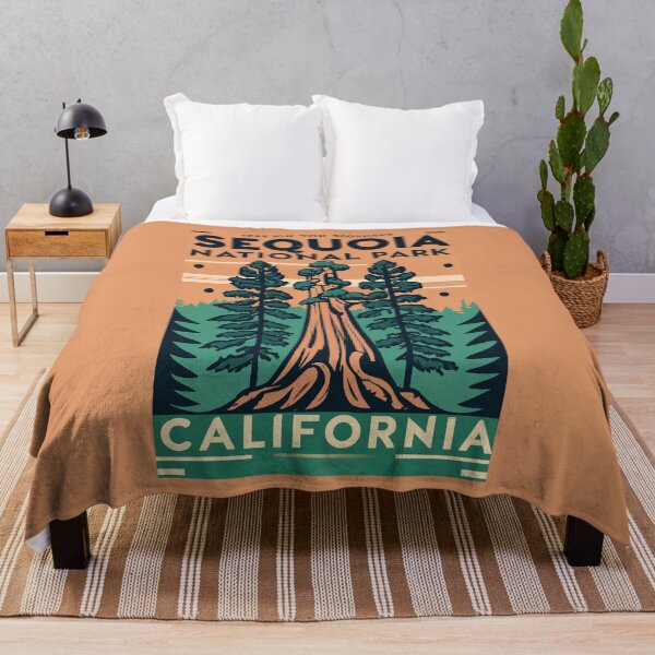 Item preview, A Vintage Travel Art of the Sequoia National Park - California - US designed and sold by GoodOldVintage.