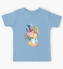 Wild Flowers in a Mug Kids Tee