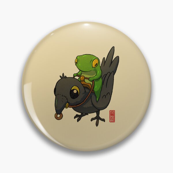 Item preview, crow rider frog designed and sold by DingHuArt.