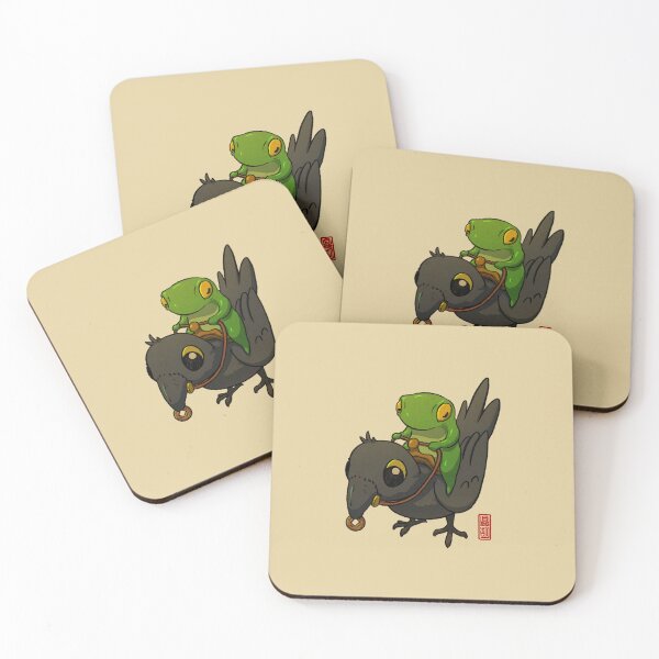Item preview, crow rider frog designed and sold by DingHuArt.