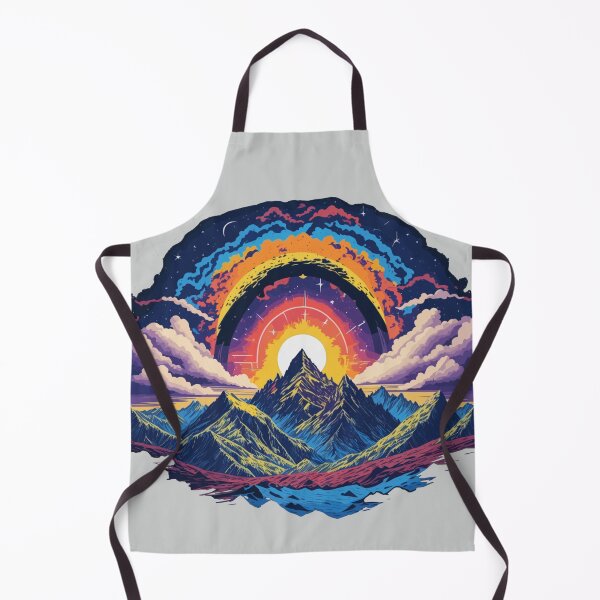 Item preview, Mountain Sunset Bliss in the Great Outdoors - Mesmerizing Landscape designed and sold by MindfulVisionz.