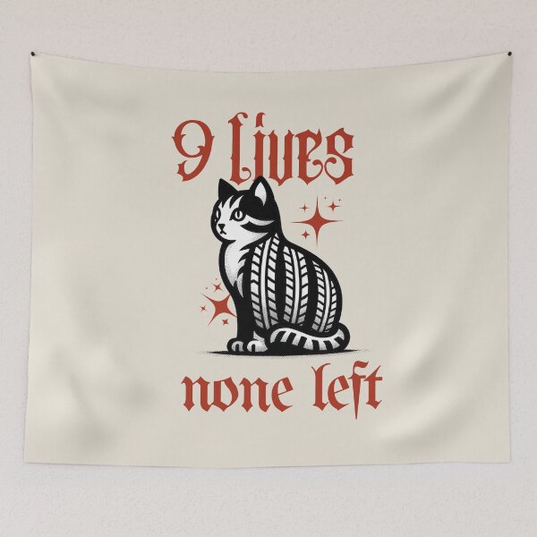Item preview, 9 lives, none left designed and sold by pepinodemarst.