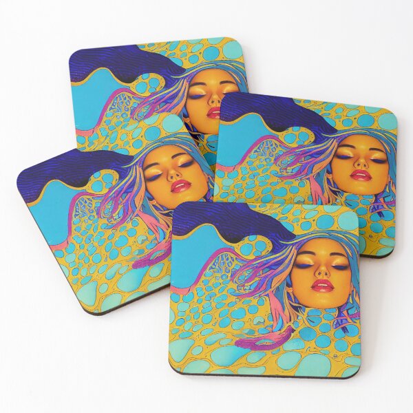 Item preview, Ocean Dreaming .Beautiful women. red lips designed and sold by Arthoughts.