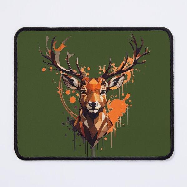 Item preview, Deer in Low Poly and Graffiti Style designed and sold by MindSmith.