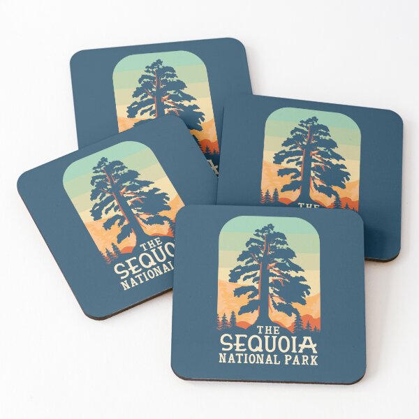 Item preview, A Vintage Travel Art of the Sequoia National Park - California - US  designed and sold by GoodOldVintage.