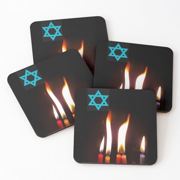 Item preview, Chanukah candle flames with Star of David designed and sold by Creative Endeavors ..