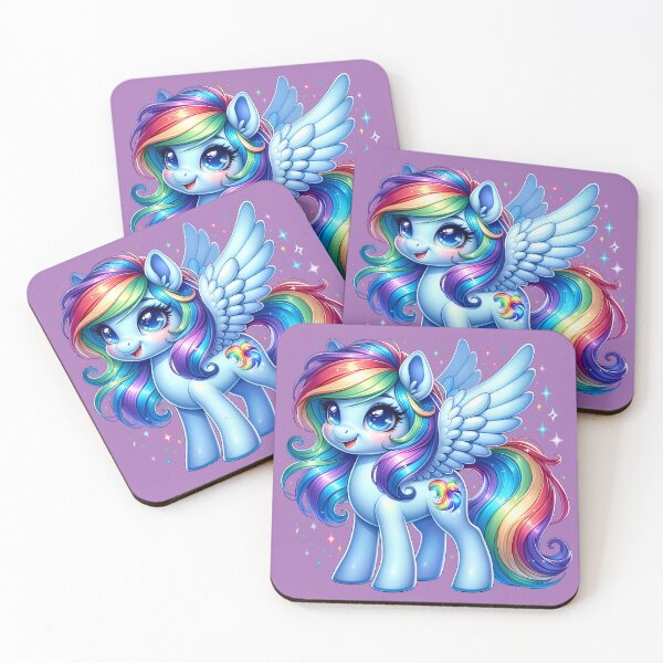 Item preview, Magical Rainbow Pony designed and sold by arcanemuse.