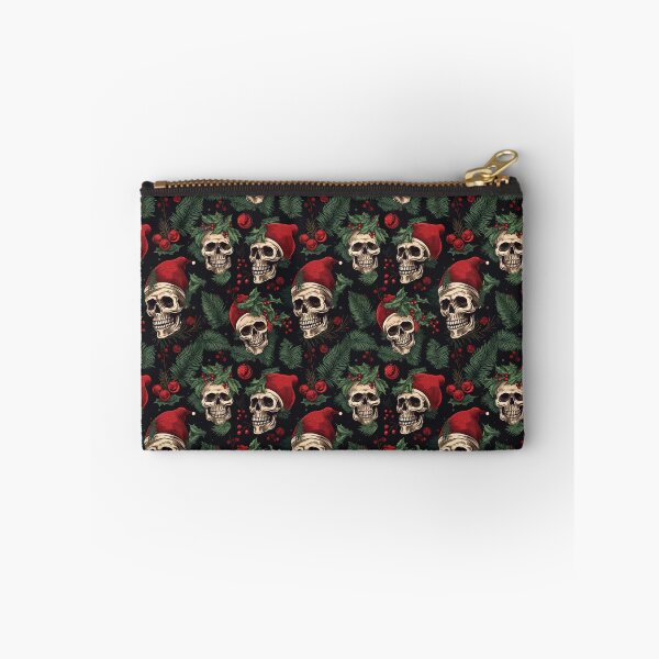 Item preview, Christmas Skull Wearing a Santa Hat designed and sold by Michele Bergh.