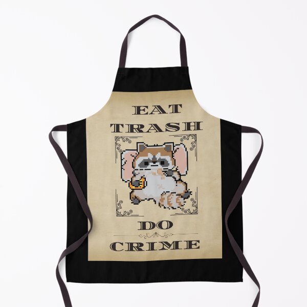 Item preview, wanted poster of racoon Eat Trash Do Crime designed and sold by sonizma.