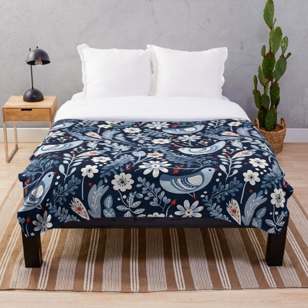 Item preview, Bird floral pattern designed and sold by DefauItCube.