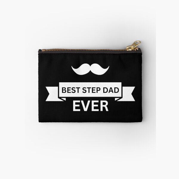 Item preview, BEST STEP DAD EVER Simple Typo with Moustache designed and sold by akaiawa.