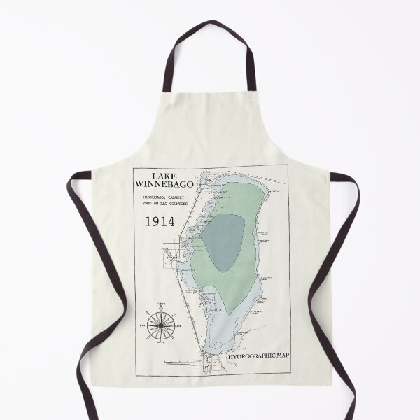 Item preview, Winnebago Lake WI in Winnebago County 1914 designed and sold by Jean Plout.