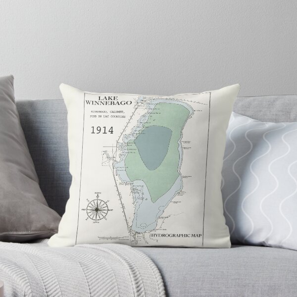 Item preview, Winnebago Lake WI in Winnebago County 1914 designed and sold by Jean Plout.