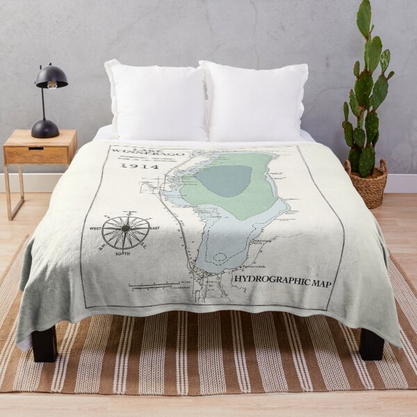 Item preview, Winnebago Lake WI in Winnebago County 1914 designed and sold by Jean Plout.